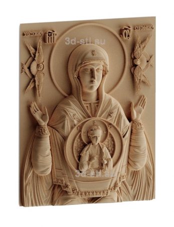 stl model is the Icon of the mother of God 