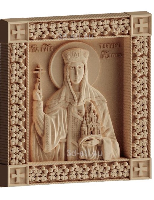 stl model-Icon of St. Tamara