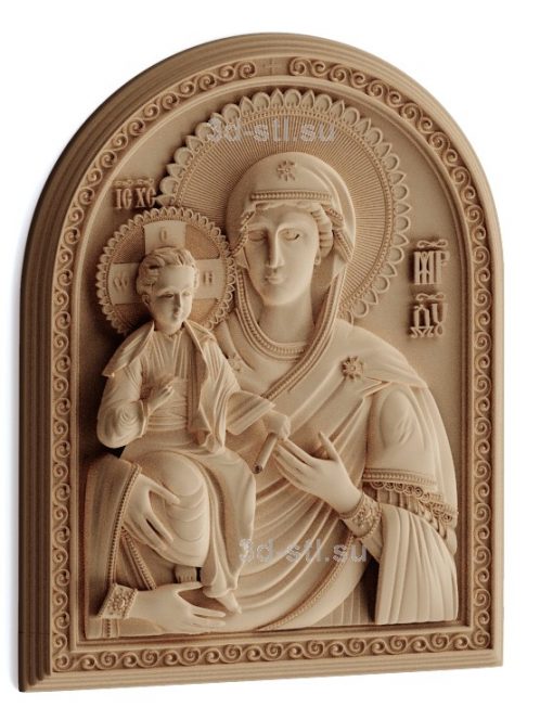 stl model is the Icon of the mother of God "three hands"