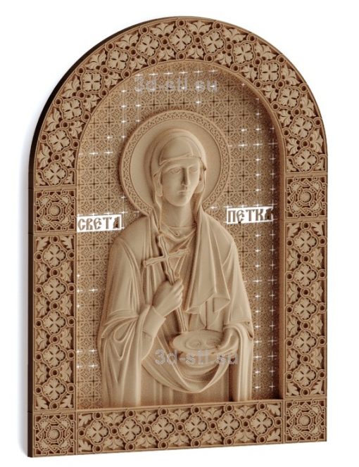 stl model is the Icon of St. Petka