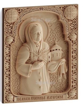 stl model is the Icon of St. Matrona Of Moscow 