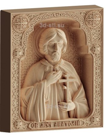 stl model is the Icon of St. Anatoly 