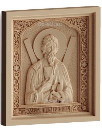 stl model-Icon of St. Andrew the First-Called