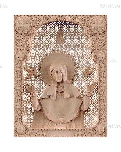 stl model-Icon of St. Sophia