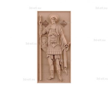 stl model is the Icon of a life-size St. Martyr George