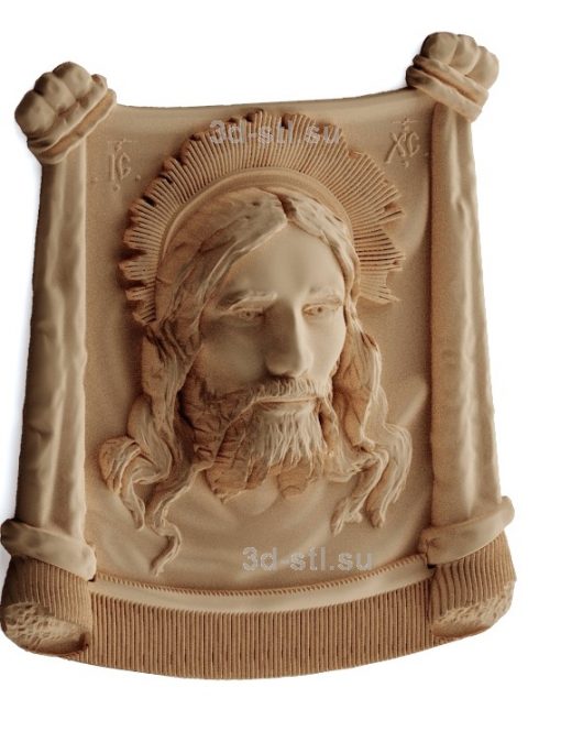 stl model is the Icon of the Holy face