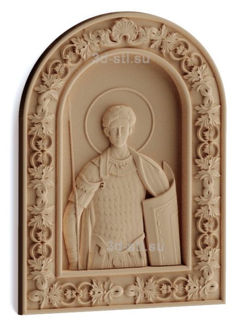 stl model-Icon of St. Dmitry