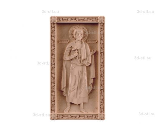 stl model is the Icon of a life-size St. Martyr Anatoly