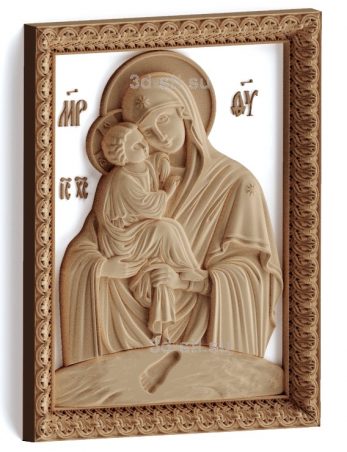 Not Made by Hands stl model-Icon of the Mother of God