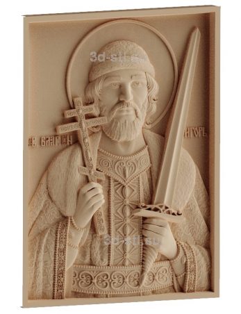 stl model is the Icon of St. Prince Igor 