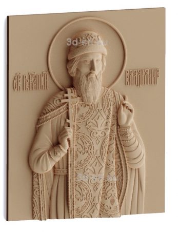 stl model is the Icon of St. Vladimir 