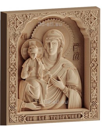 stl model is the Icon of the mother of God 