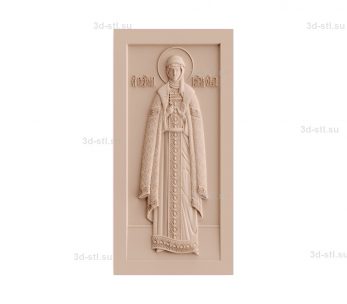 stl model is the Icon of a life-size St. Olga