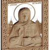 stl model-Icon of St. Matrona of Moscow