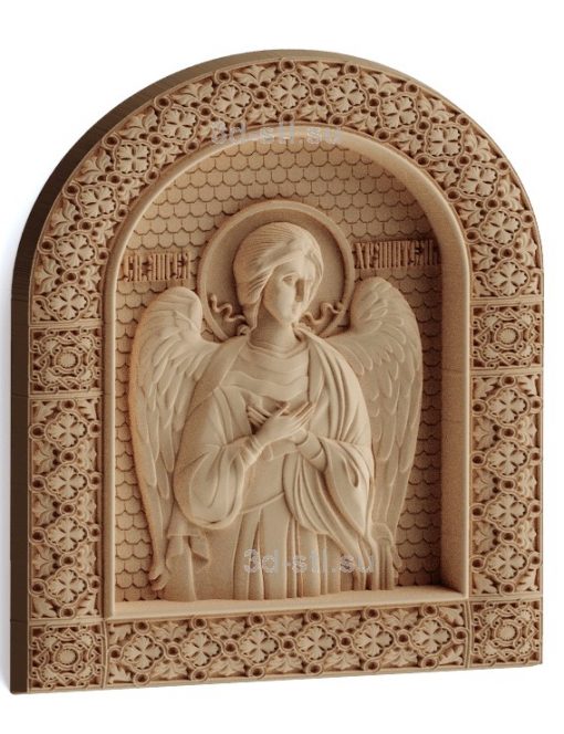 stl model-Icon of the Guardian Angel