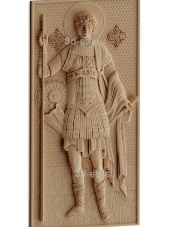 stl model-Icon of St. George the Victorious