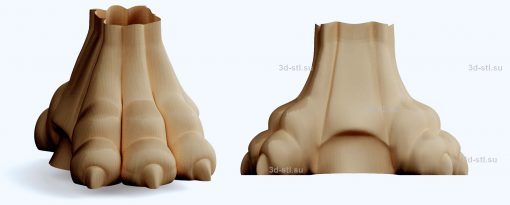 3d STL model-leg № 035