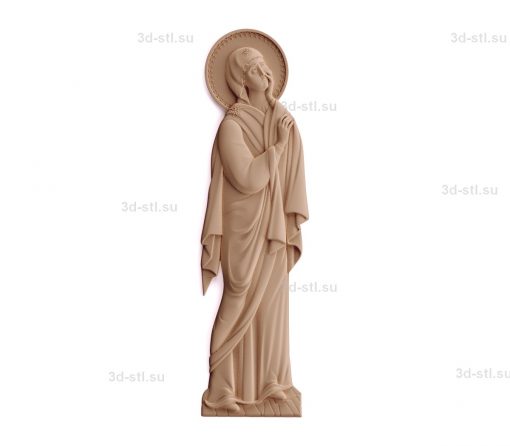 stl model Image of the mother of God