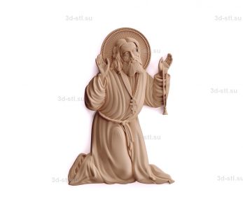 stl model is the Image of St. Seraphim Of Sarov