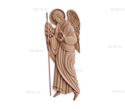 stl model is the Image of St. The Angel Gavriel
