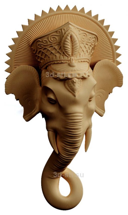 stl model Panno Golova Indian elephant