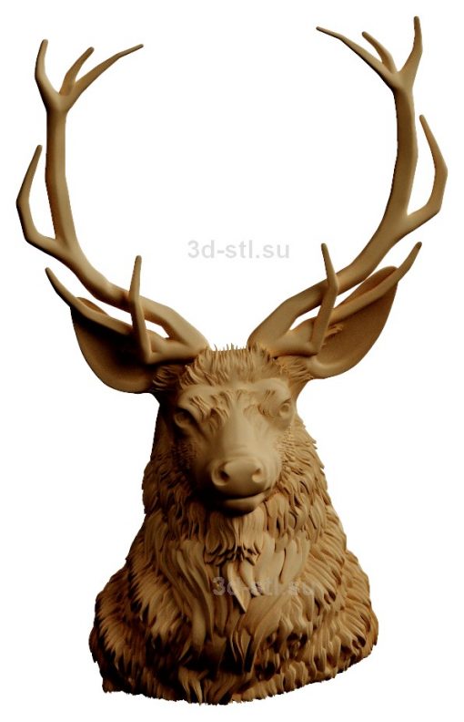 stl model Panno deer Head