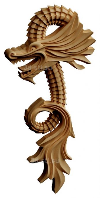 stl model Panno Dragon pendant 