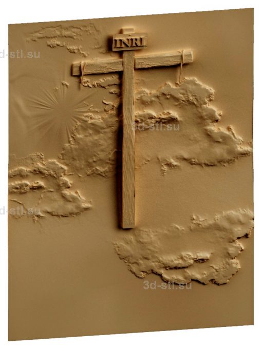 stl model Panno Cross without Christ