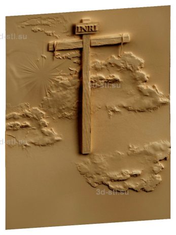 stl model Panno Cross without Christ 