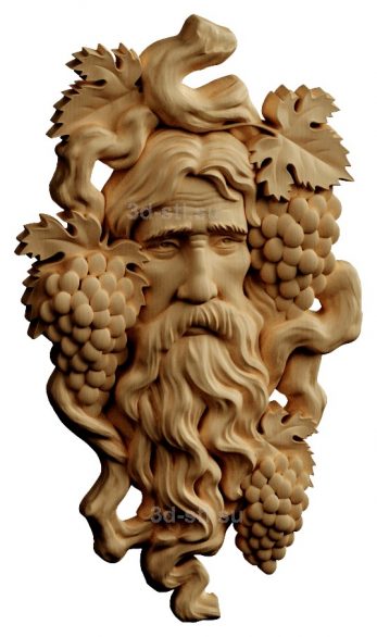 stl model Panno the God of wine - Dionysus 