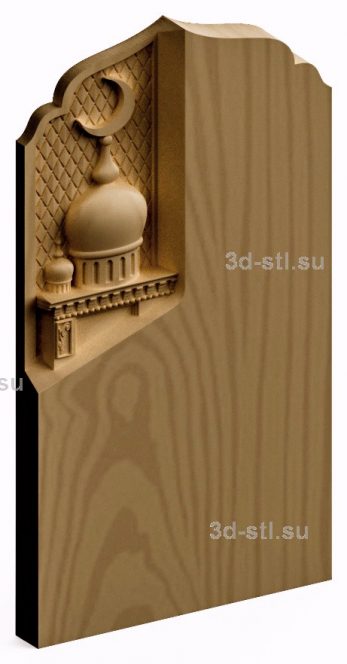 3d stl model-Mosque panel