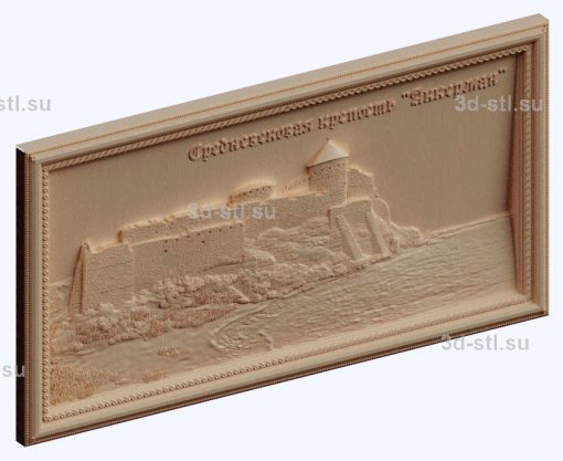 3d stl model-medieval fortress "Akkerman" panel № 1026