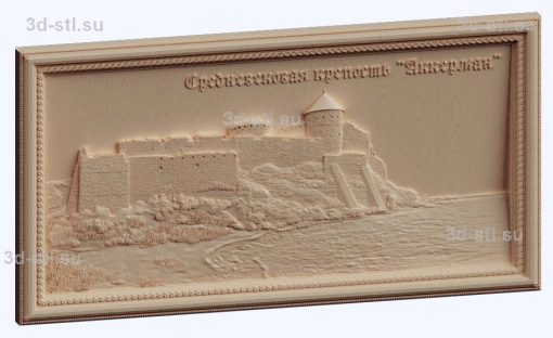 3d stl model-medieval fortress "Akkerman" panel № 1026