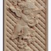 3d STL model-Angel and grapes panel № 1094