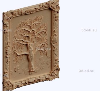 3d STL model-tree of life panel № 1134