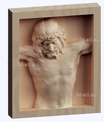 3d stl model-panel № 1369 Jesus Christ