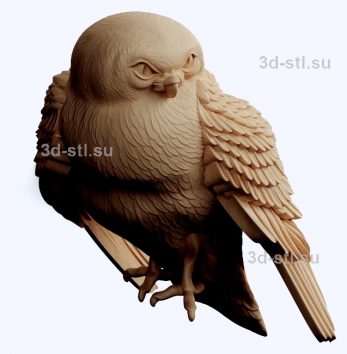 3d STL model-bird panel № 1214