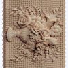 3d STL model-panel with flowers № 1262