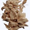 3d STL model-panel with flowers № 1266