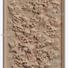 3d STL model-panel with flowers № 1271