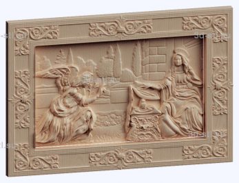 3d stl model-religion panel