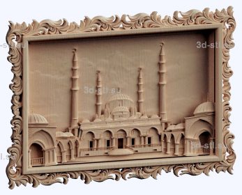 3d stl model-Mosque Heart of Chechnya(330mb)