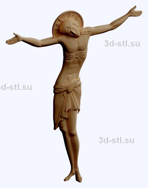 3d stl model-crucifixion