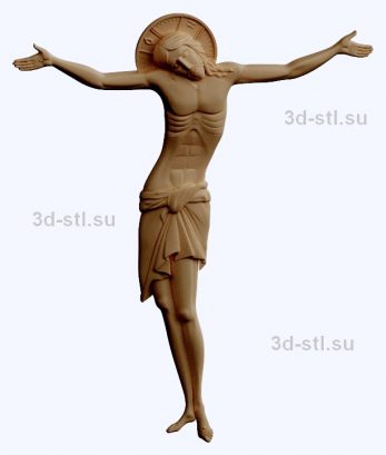 3d stl model-crucifixion