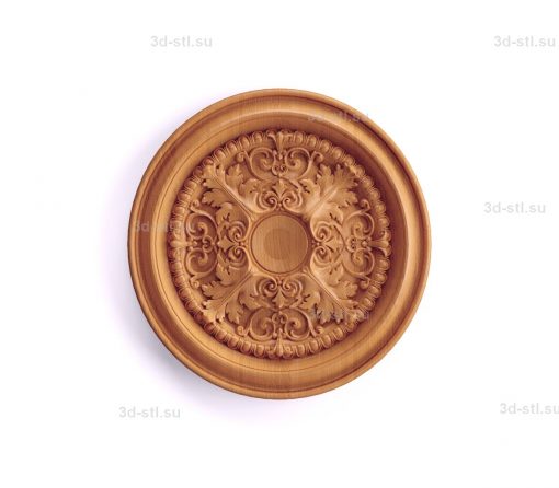 stl model of decorative Plate № 049