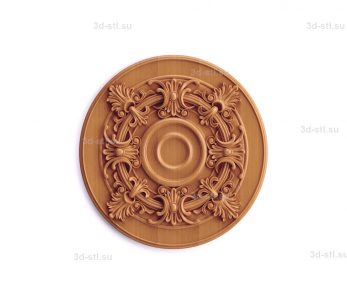 stl model of decorative Plate № 053