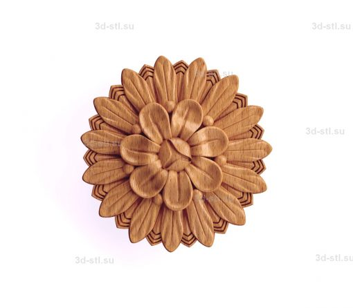 stl model of decorative Plate № 093
