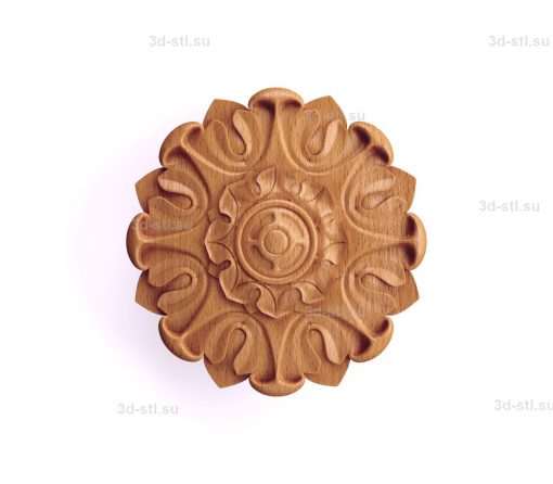 stl model of decorative Plate № 173