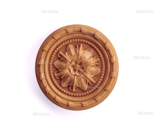 stl model of decorative Plate № 185
