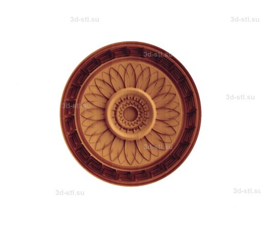 stl model of decorative Plate № 191